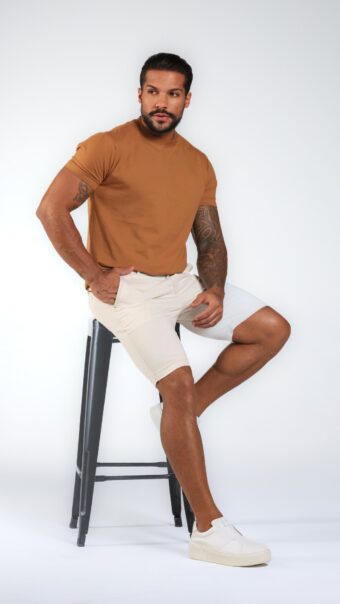 Bermuda Alfaiataria em Linho