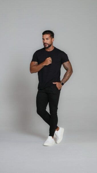 CALÇA ALFAIATARIA SKINNY ACETINADA PRETO