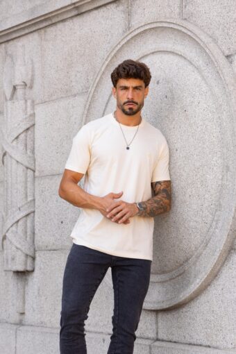 CAMISETA BÁSICA OFF WHITE