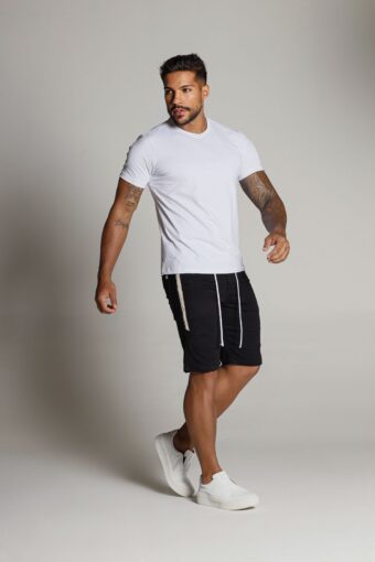 BERMUDA COM FITA DOURADA