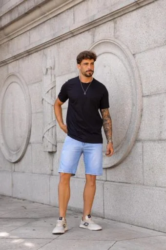 BERMUDA JEANS SKY CLEAN DEVORE