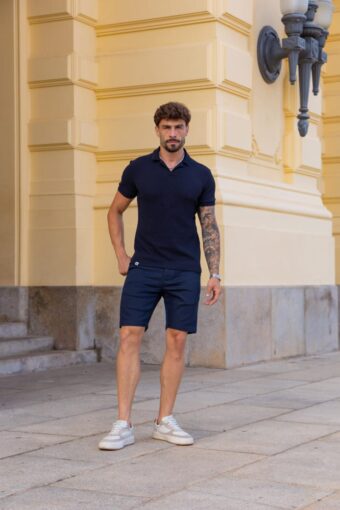 BERMUDA ALFAIATARIA AZUL