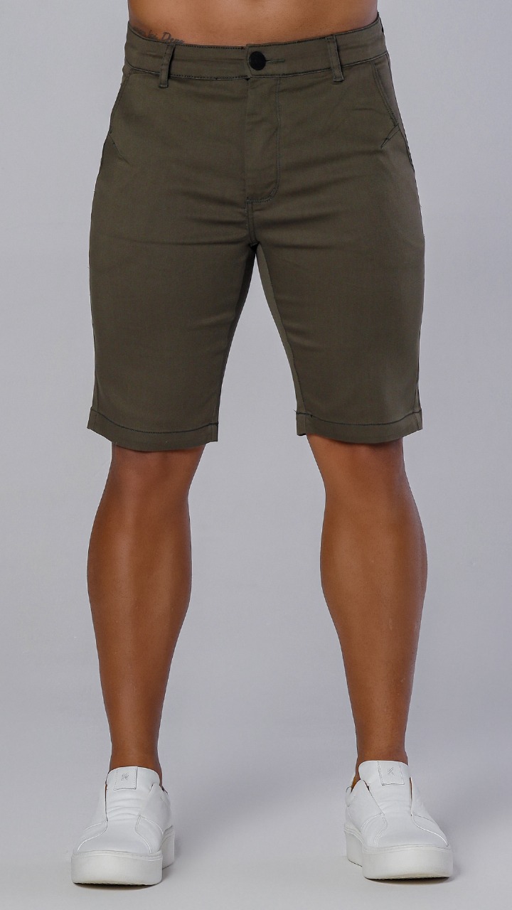 BERMUDA ALFAIATARIA VERDE - Imagem 3