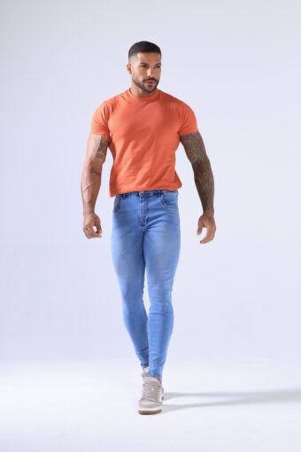 CALÇA JEANS SKINNY BÁSICA LAVANDERIA CLARA